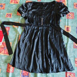 Bebe Black silk dress